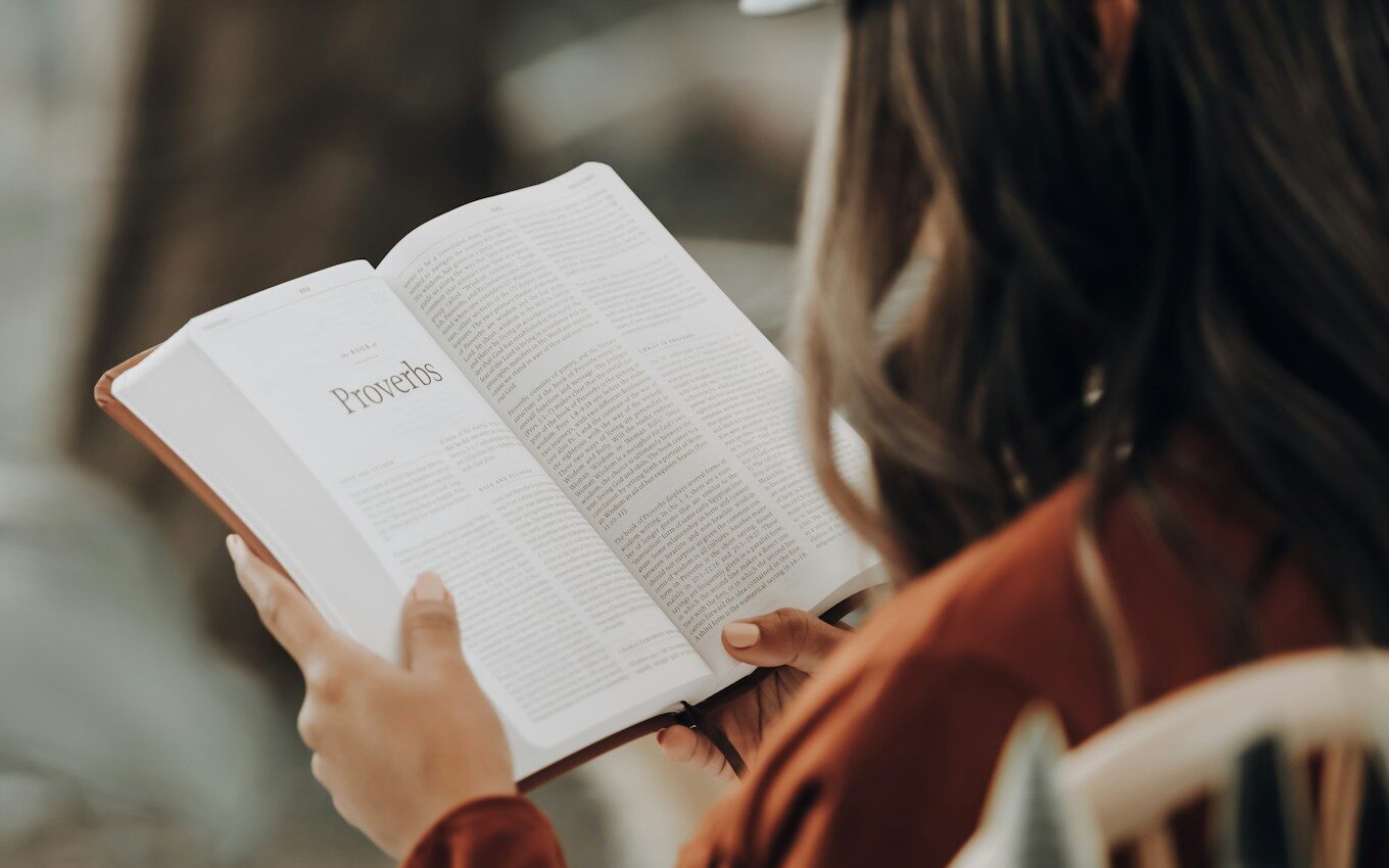girl reading book